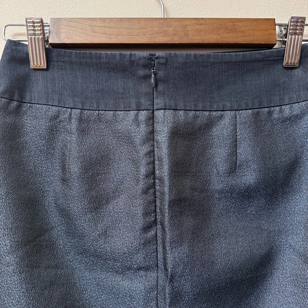 Ann Taylor Loft Shiny Metallic Skirt
